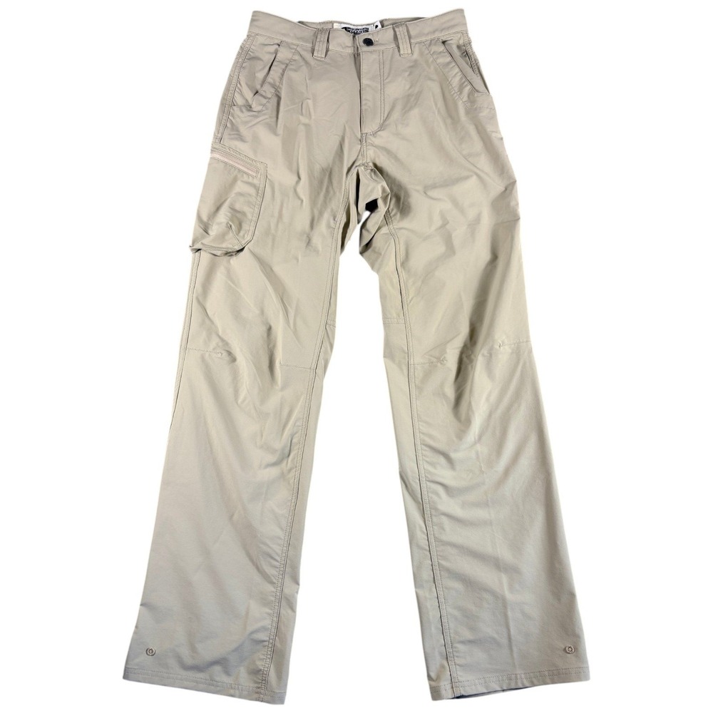 Mountain Khakis Cargo Pants Mens 30x32 Tan Straight Lightweight Durable Stretch